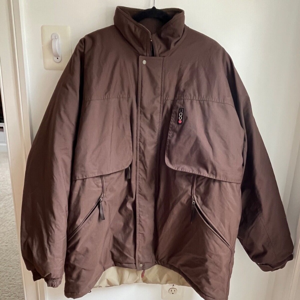 VINTAGE 1999 NIKE OREGON INC. BROWN WINTER JACKET XL